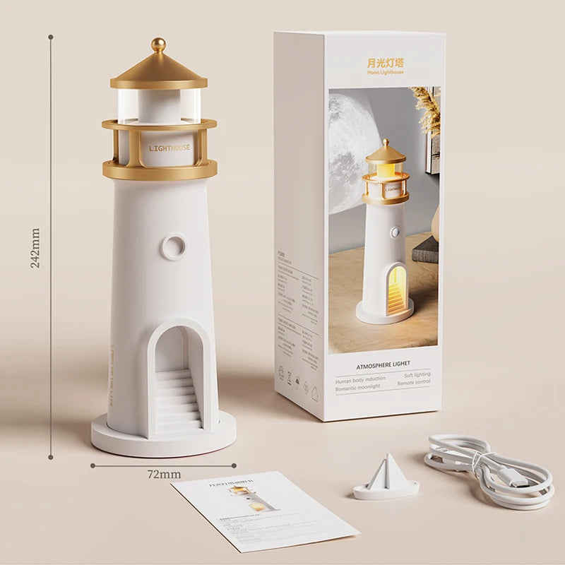 ✨ LunaGlow™ – Lámpara Decorativa con Proyección de Luna y Luz Ambiental