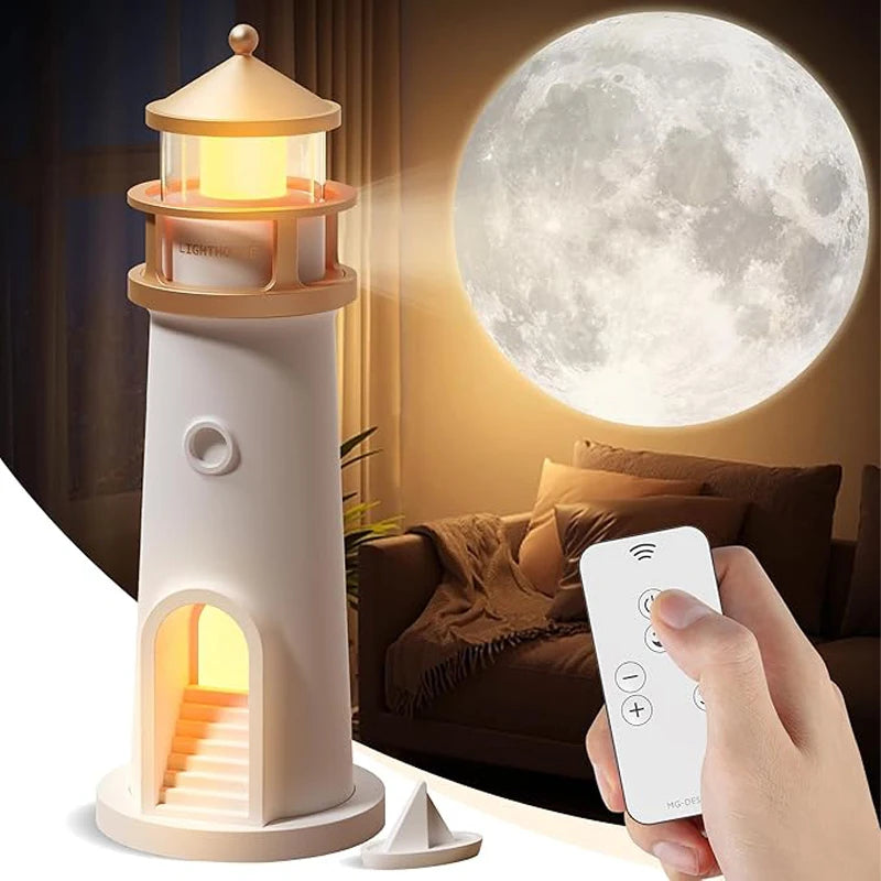 ✨ LunaGlow™ – Lámpara Decorativa con Proyección de Luna y Luz Ambiental
