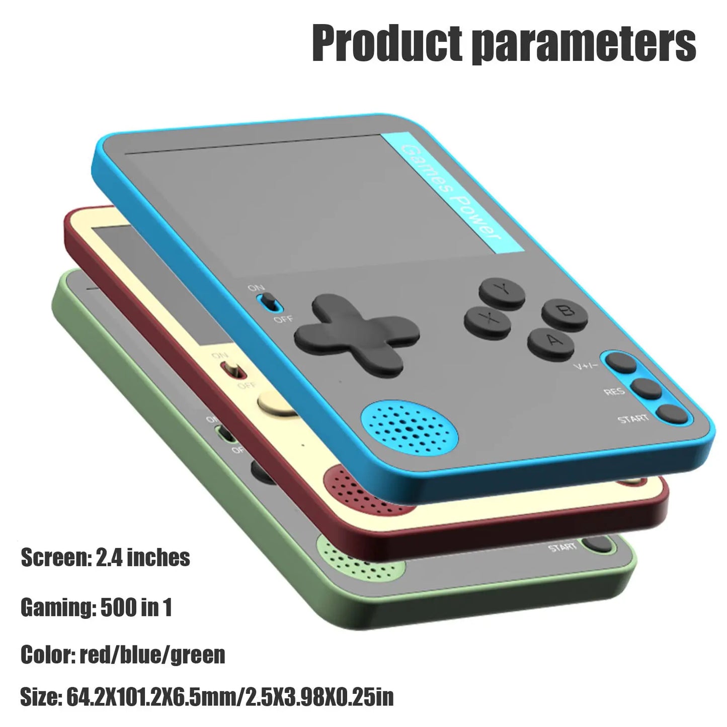 Mini Consola Portátil Retro Ultradelgada